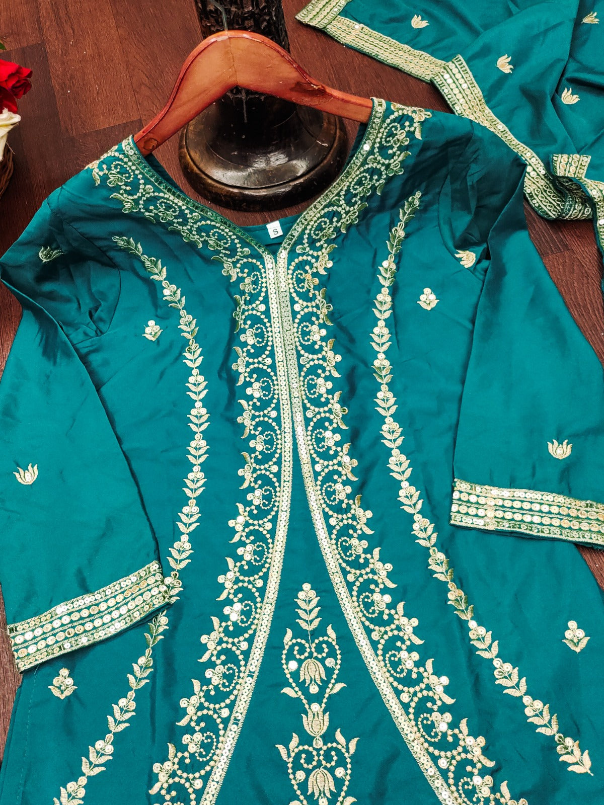 Royal Embroidered Sharara Suit
