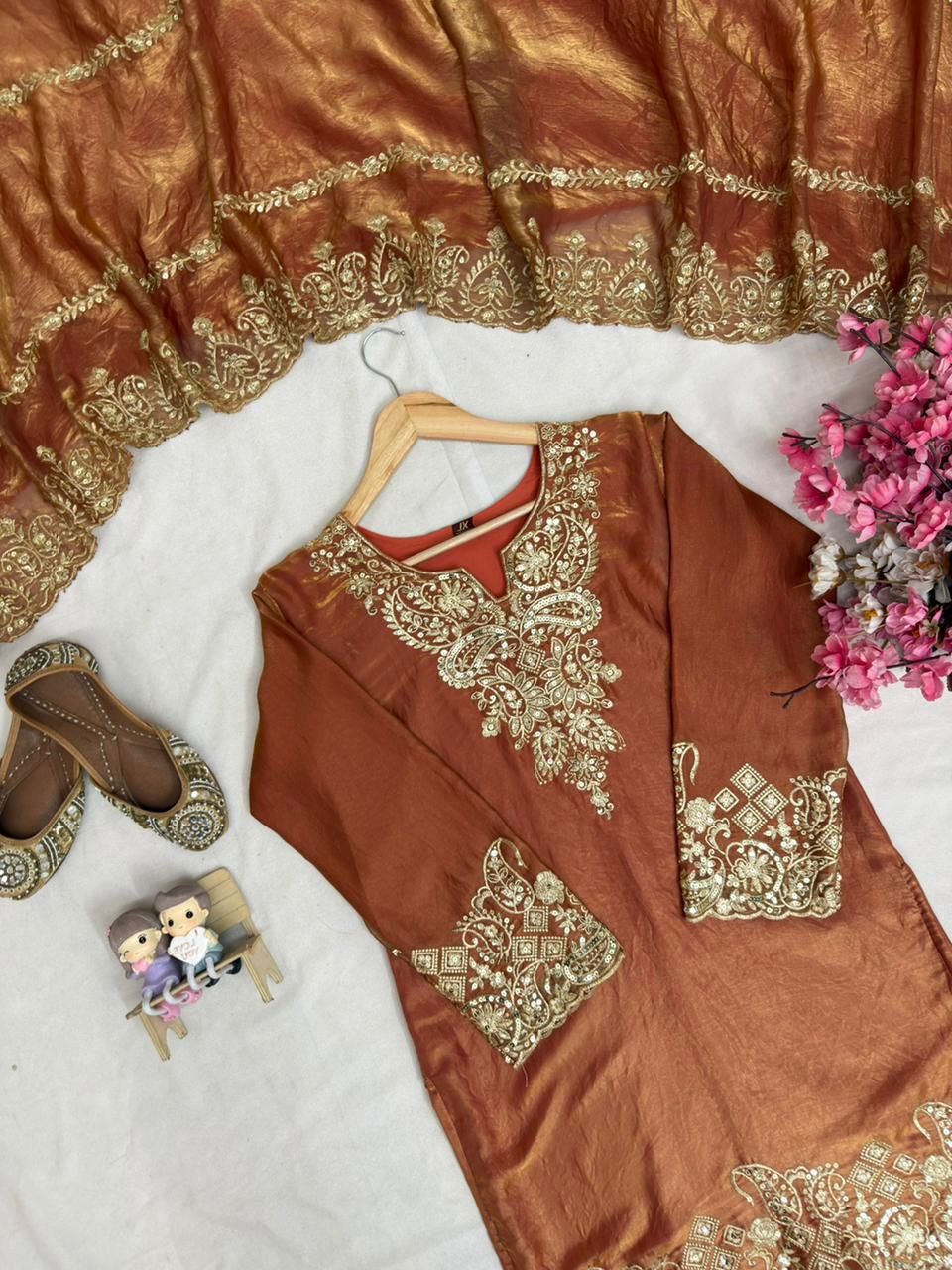 Trendy Printed Sharara Suit for Women