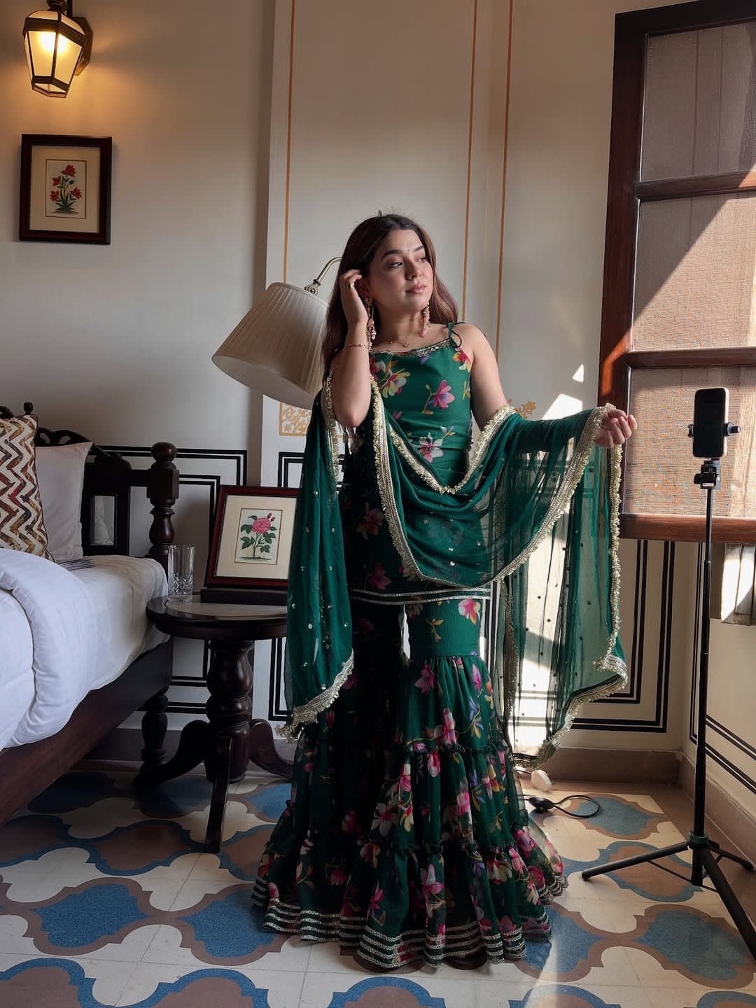 Noor Luxe Palazzo Set – Yaari Collection