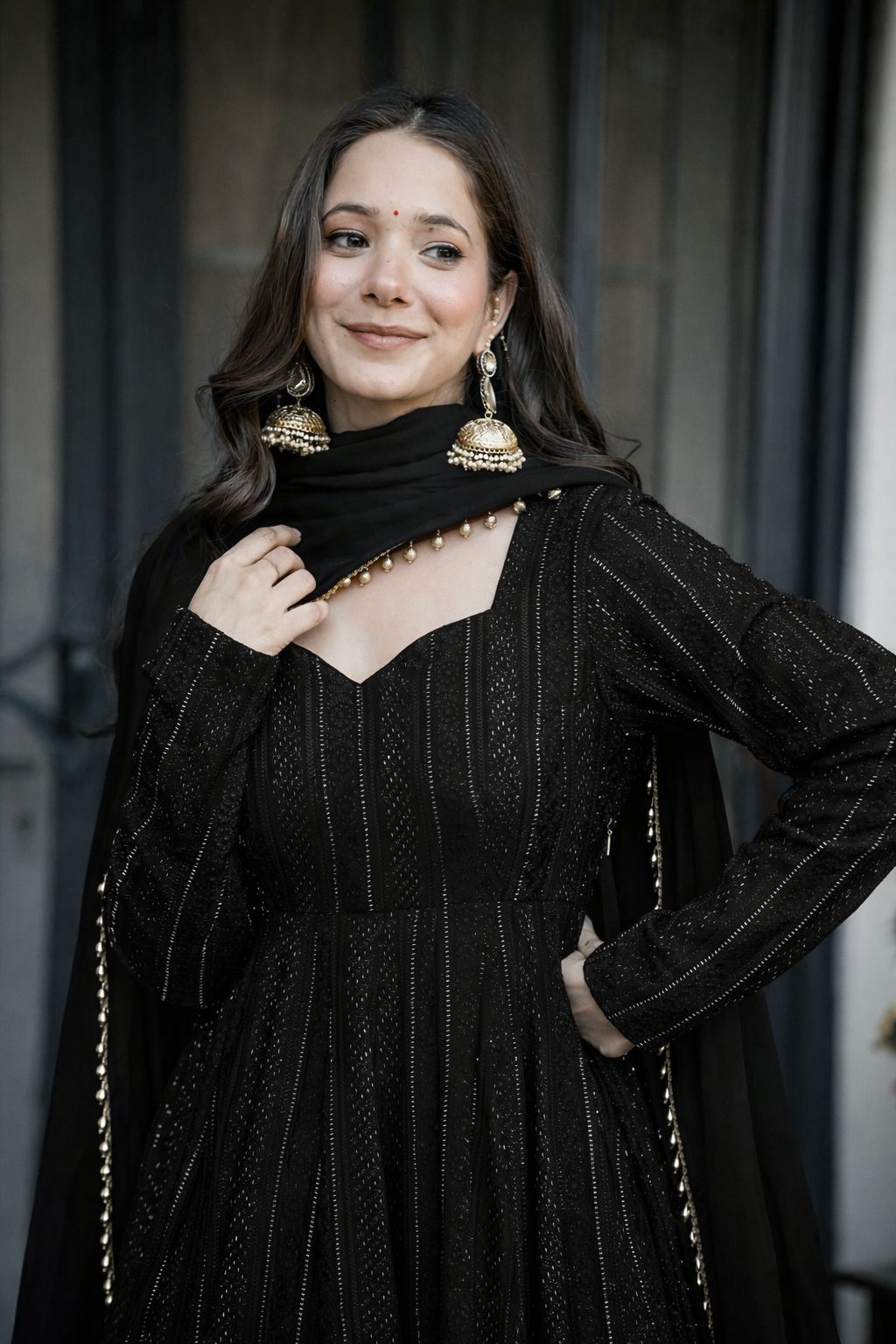 Shaadi Special  Chikankari Gown – Yaari Collection