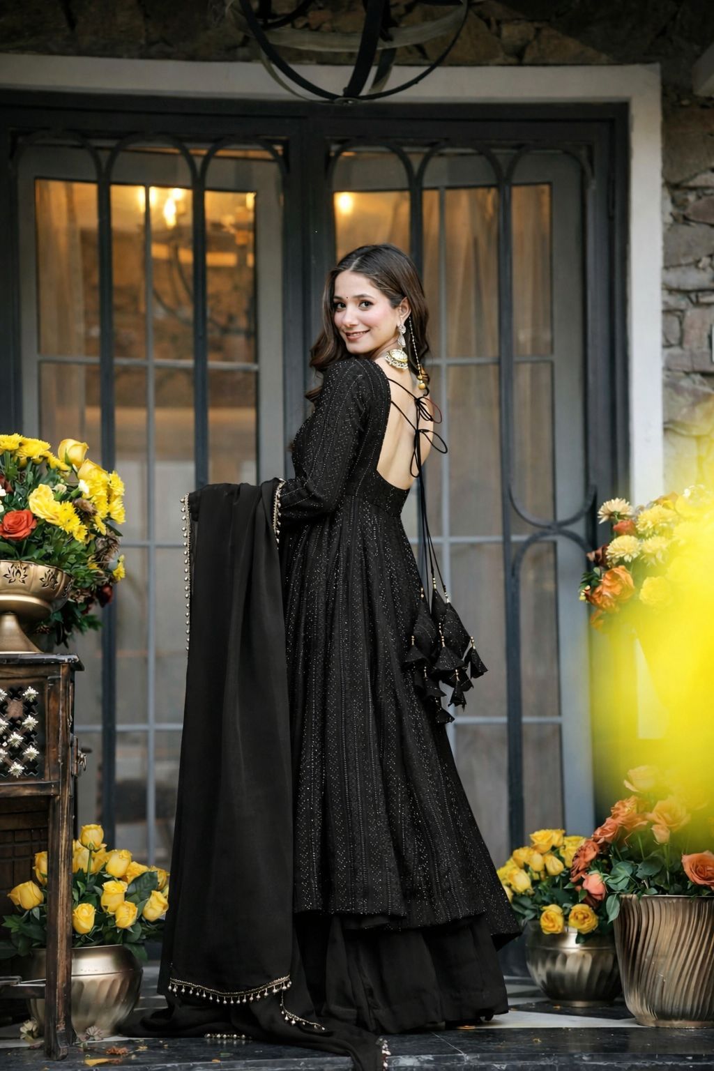 Shaadi Special  Chikankari Gown – Yaari Collection