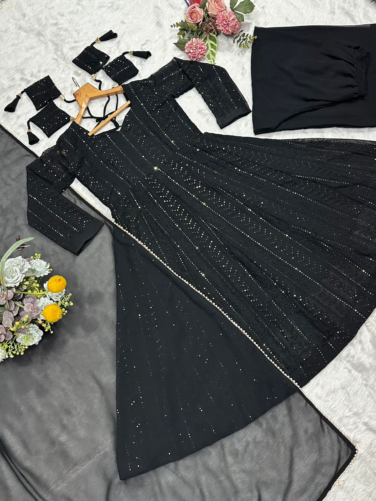 Shaadi Special  Chikankari Gown – Yaari Collection