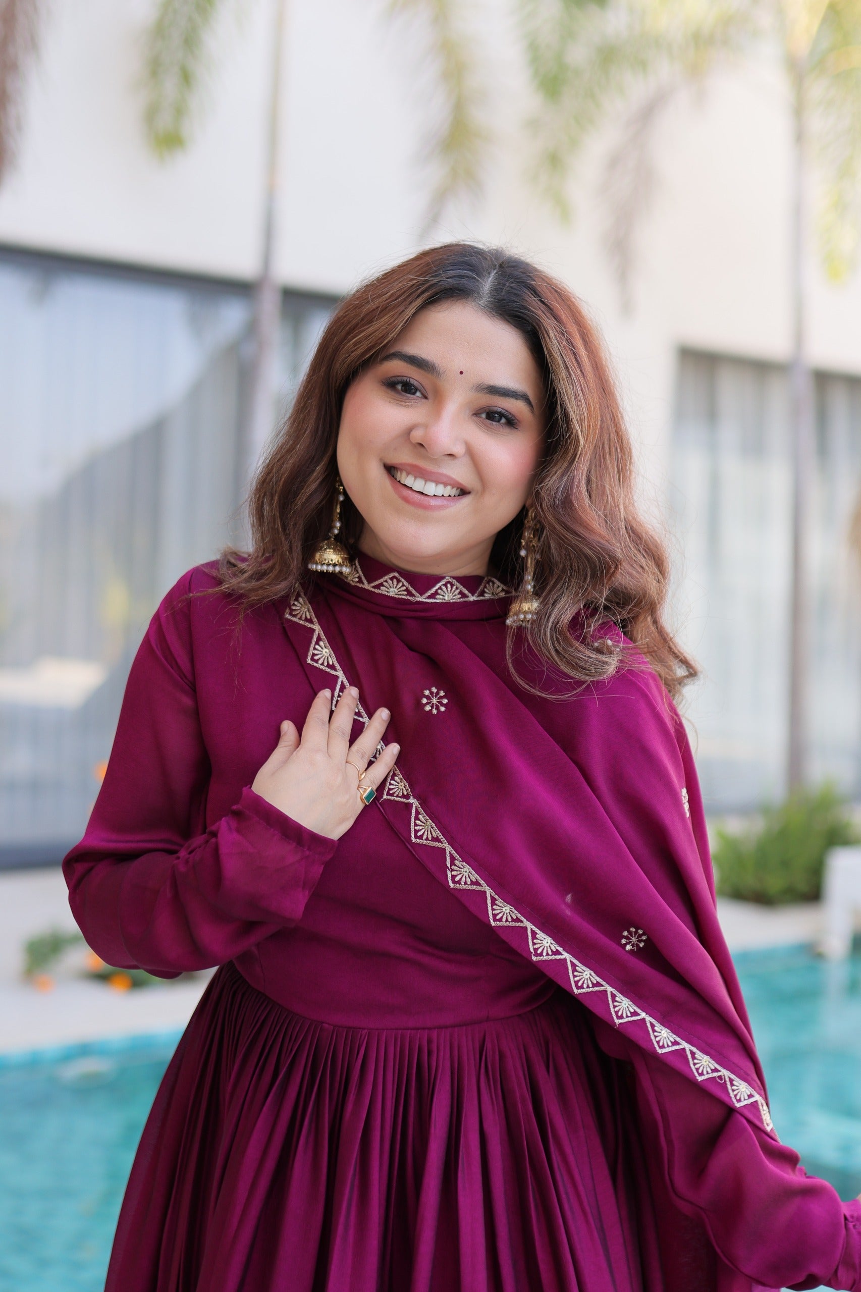 Grand Occasion Wear Royal Anarkali Gown for Women- Yaari Collection