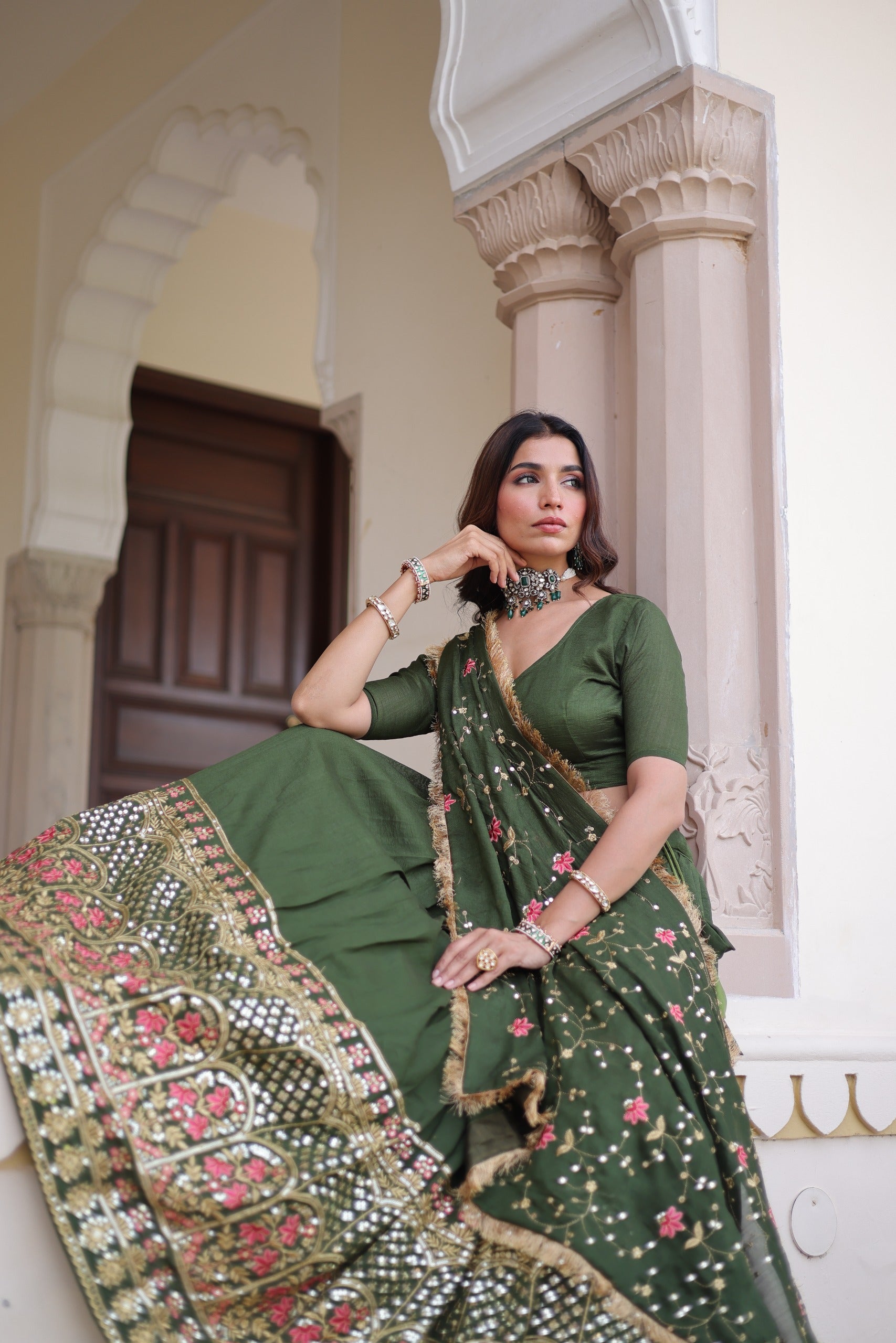 Premium Party Wear Lehenga with Dupatta – Yaari Collection