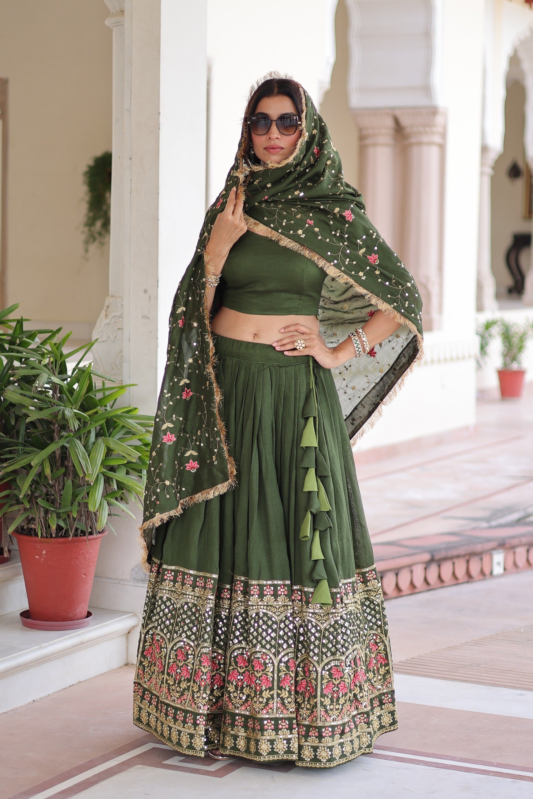 Premium Party Wear Lehenga with Dupatta – Yaari Collection