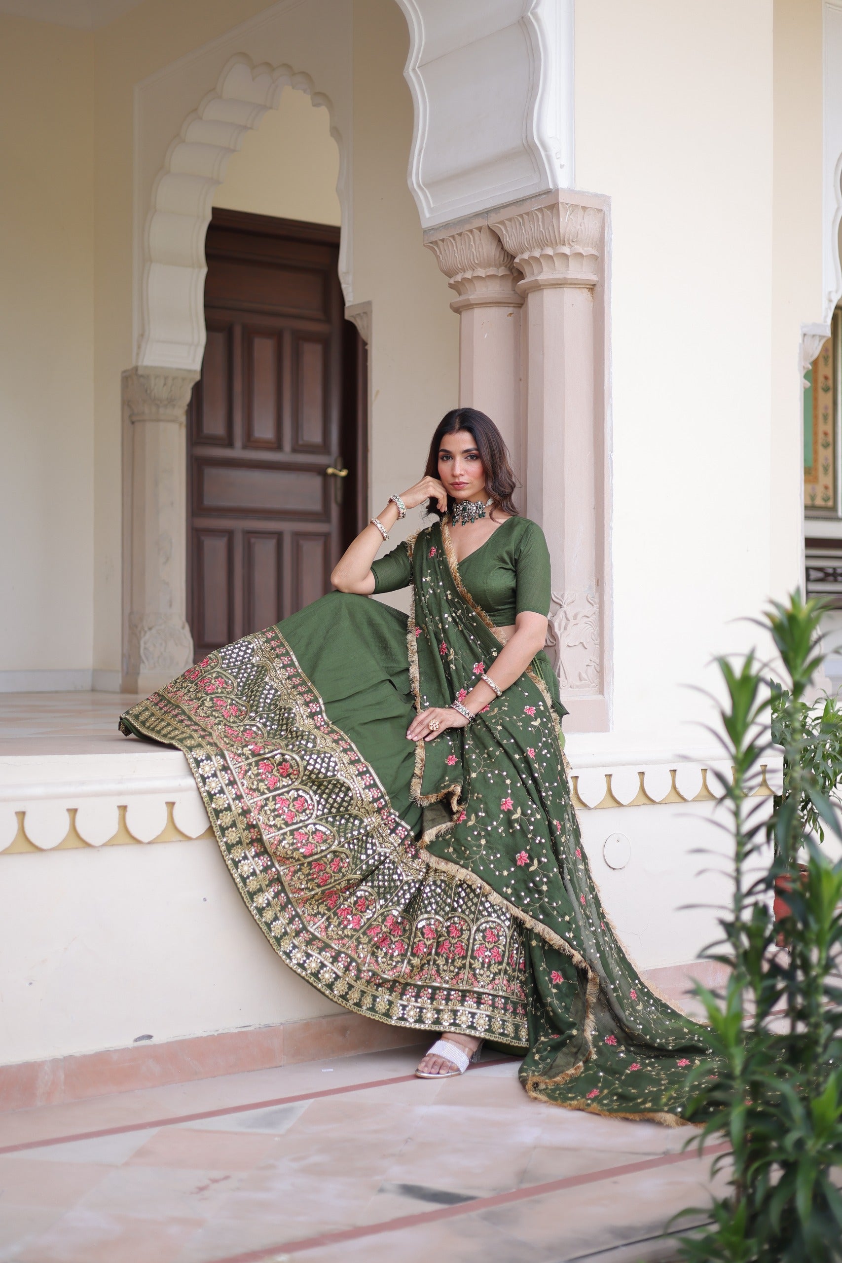 Premium Party Wear Lehenga with Dupatta – Yaari Collection