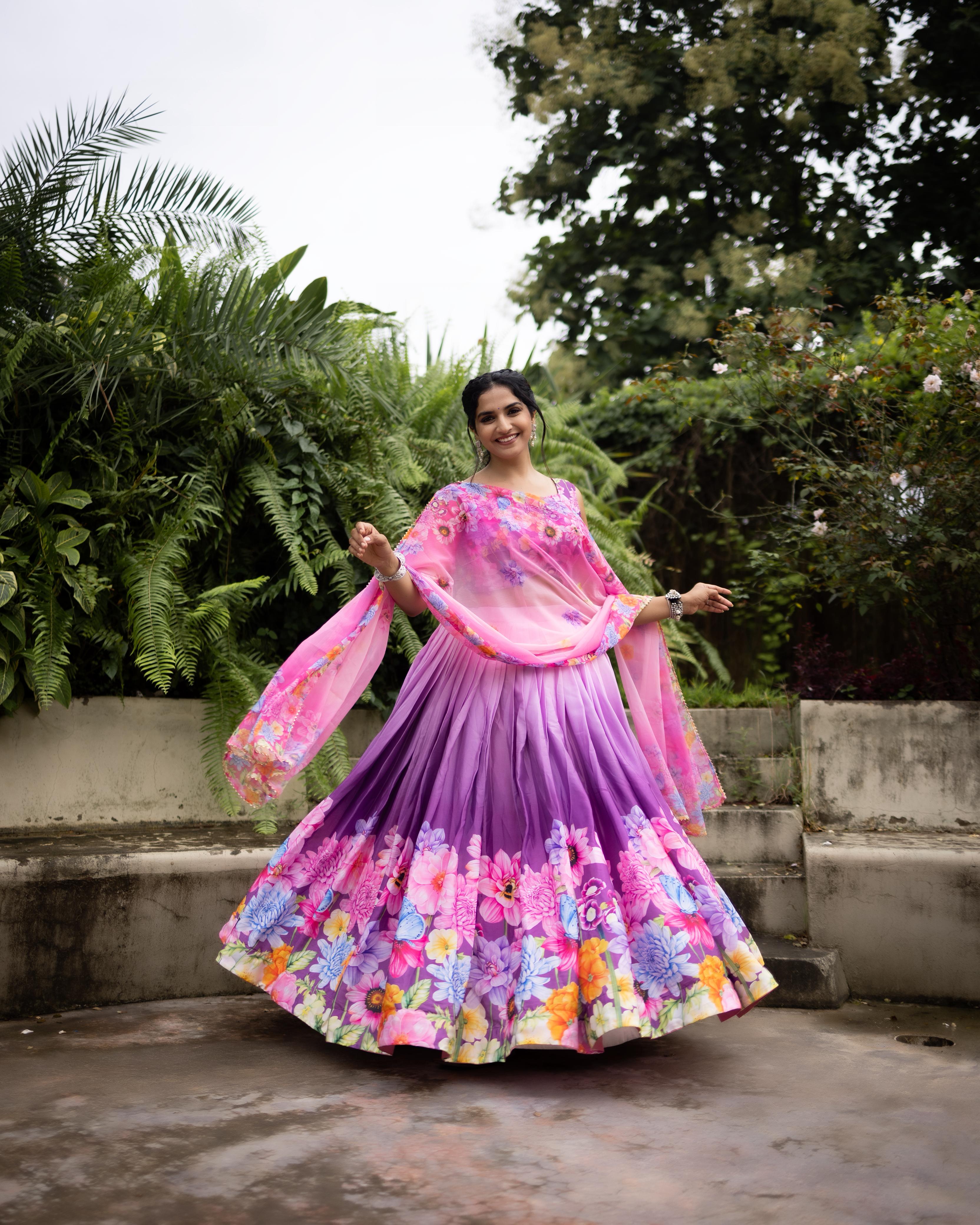 Royal Bloom Designer Lehenga Choli – Yaari Collection