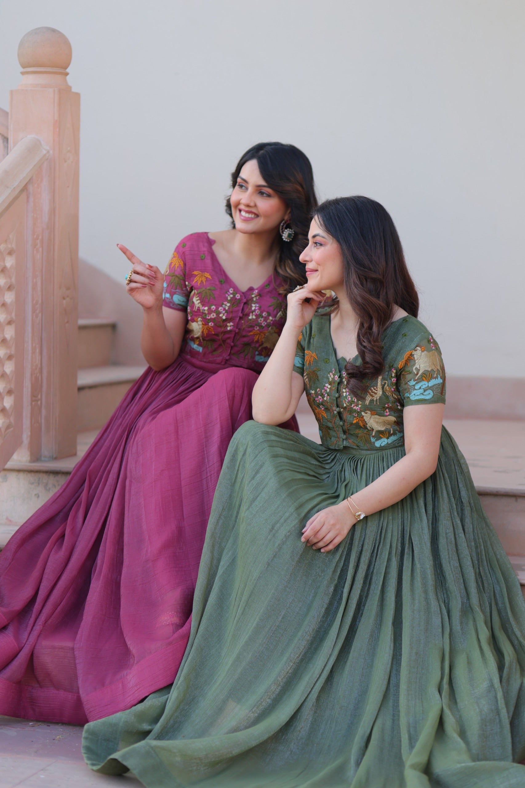 Stylish Party Wear Gown for Women- YAARI COLLECTION