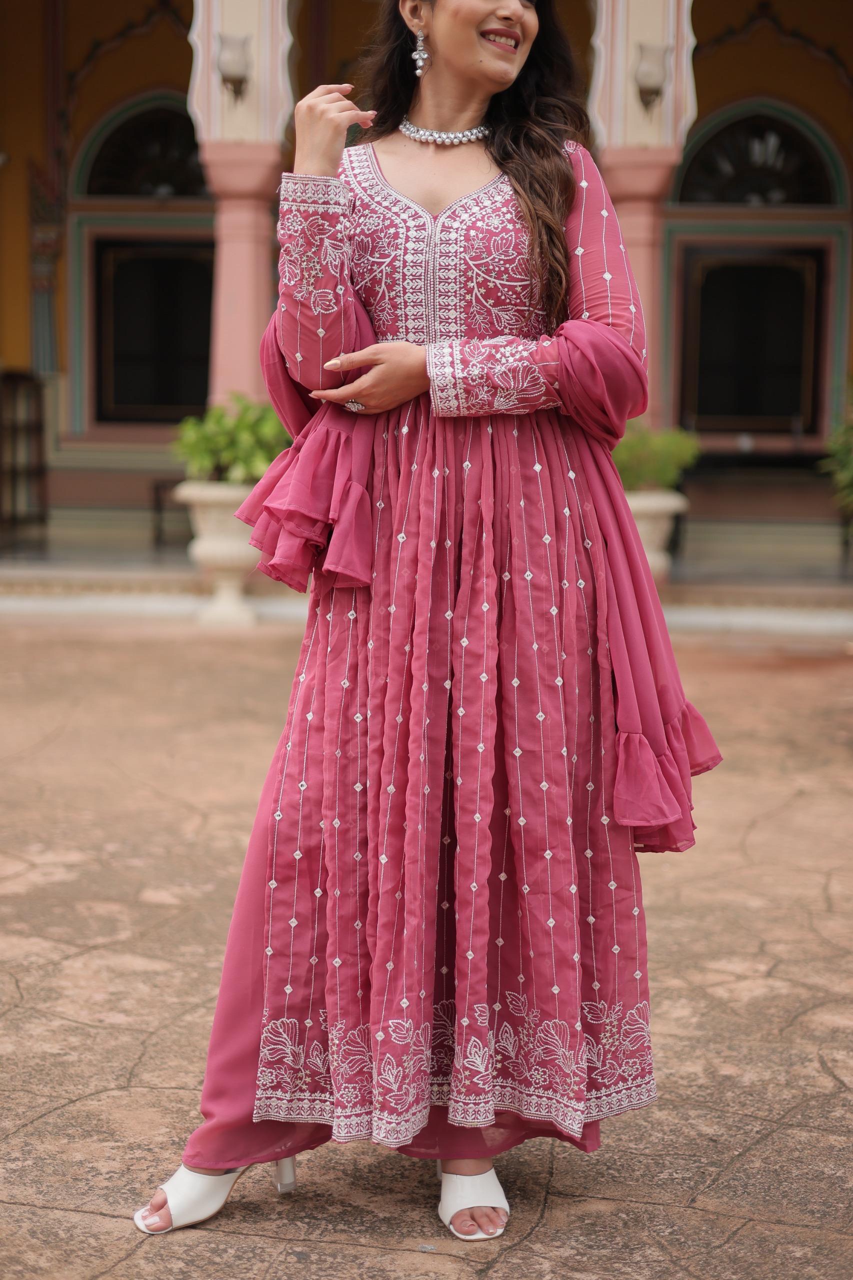 Graceful Evening Wear Designer Gown – Yaari Collection