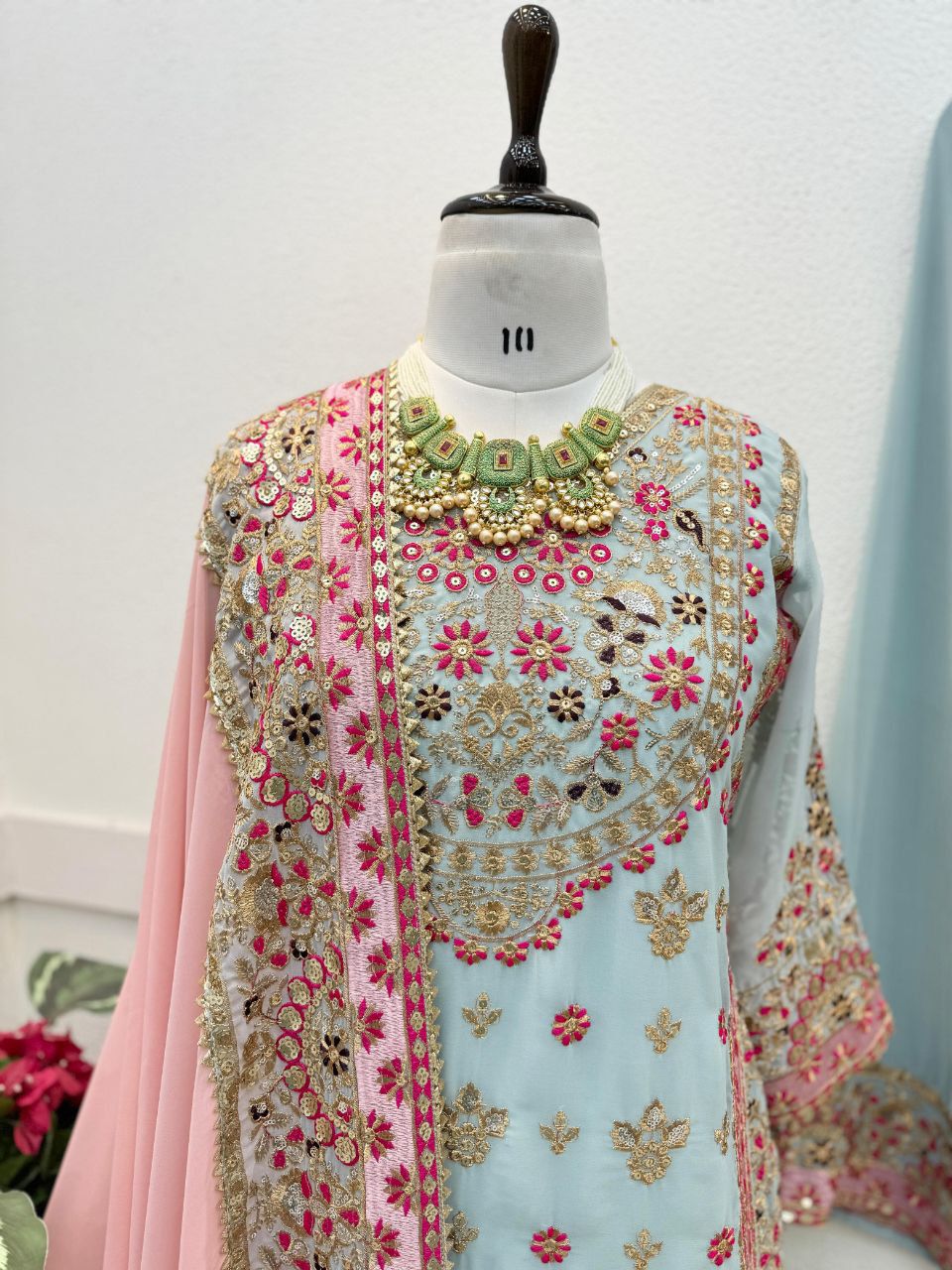 Royal Grace Designer Palazzo Set – Yaari Collection