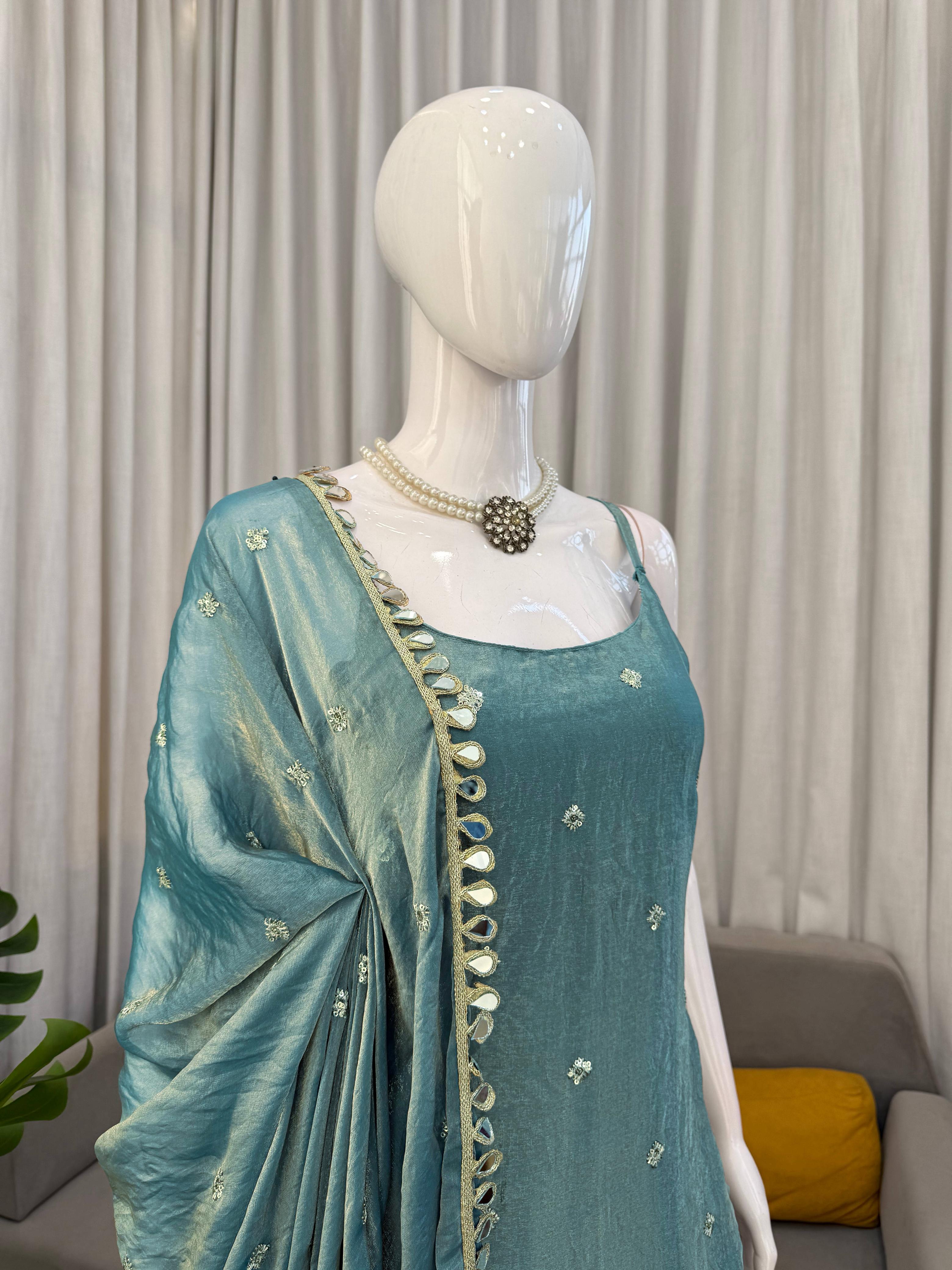 Shaadi Special Designer Palazzo Set – Yaari Collection