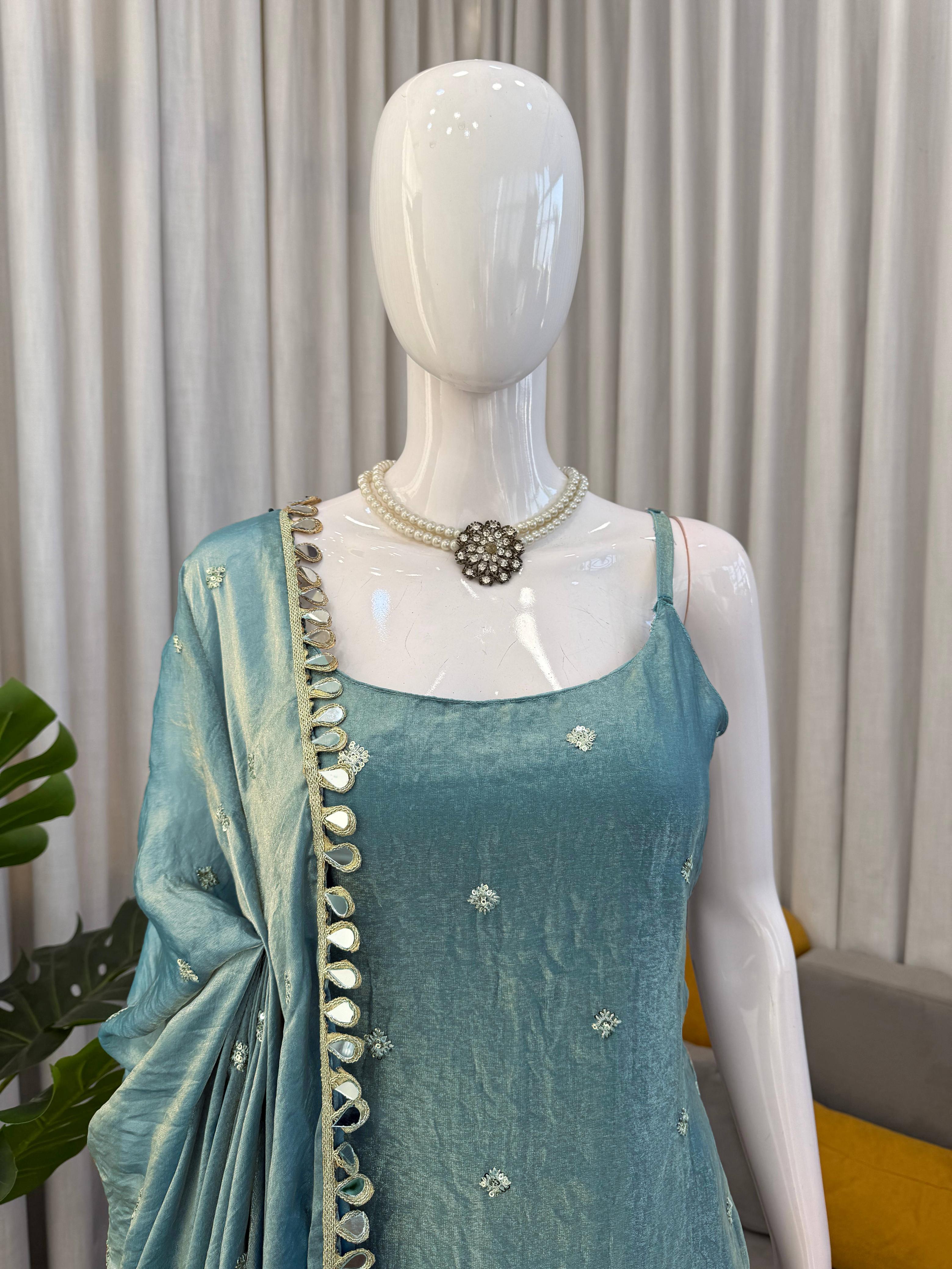 Shaadi Special Designer Palazzo Set – Yaari Collection