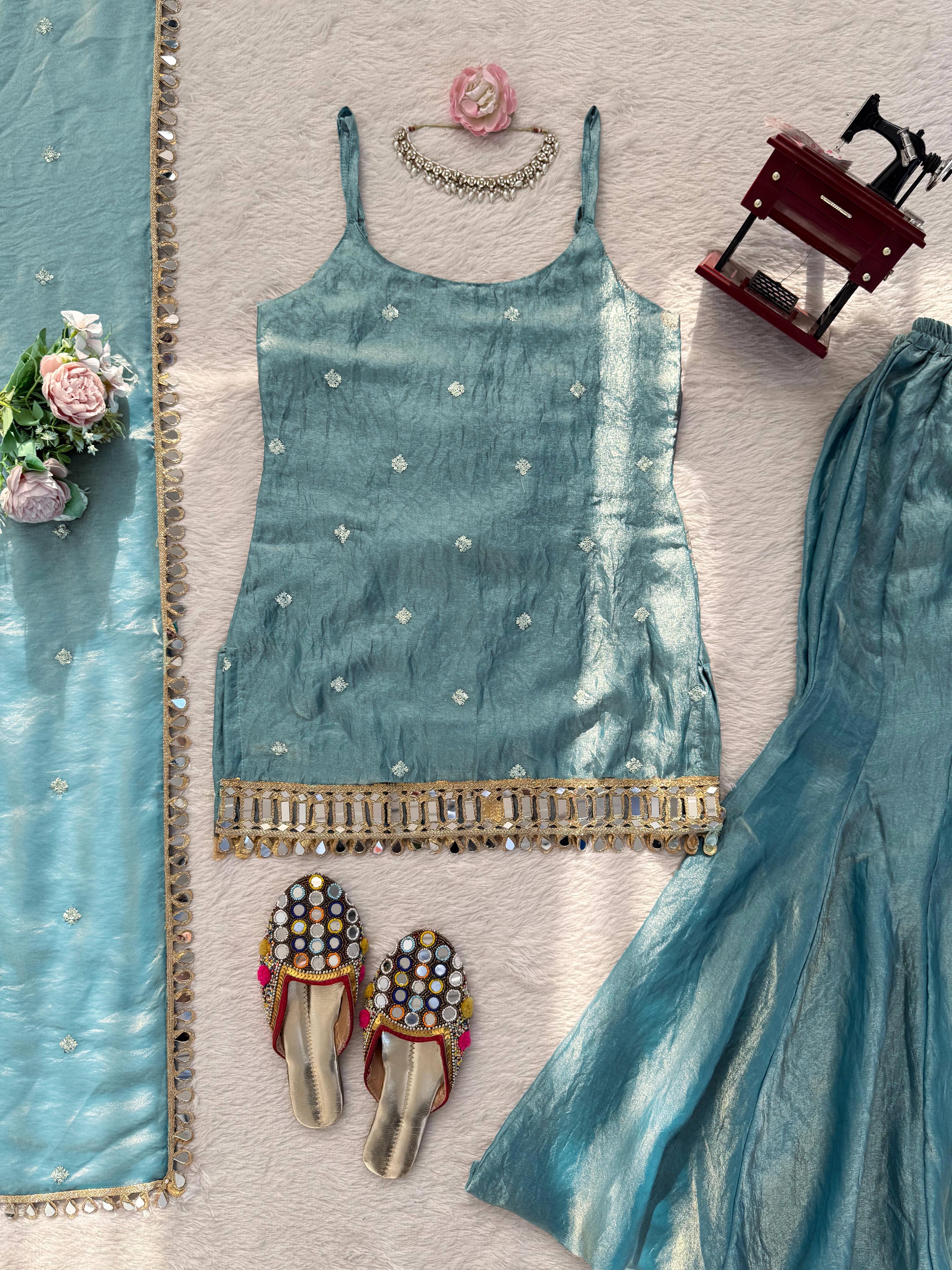 Shaadi Special Designer Palazzo Set – Yaari Collection