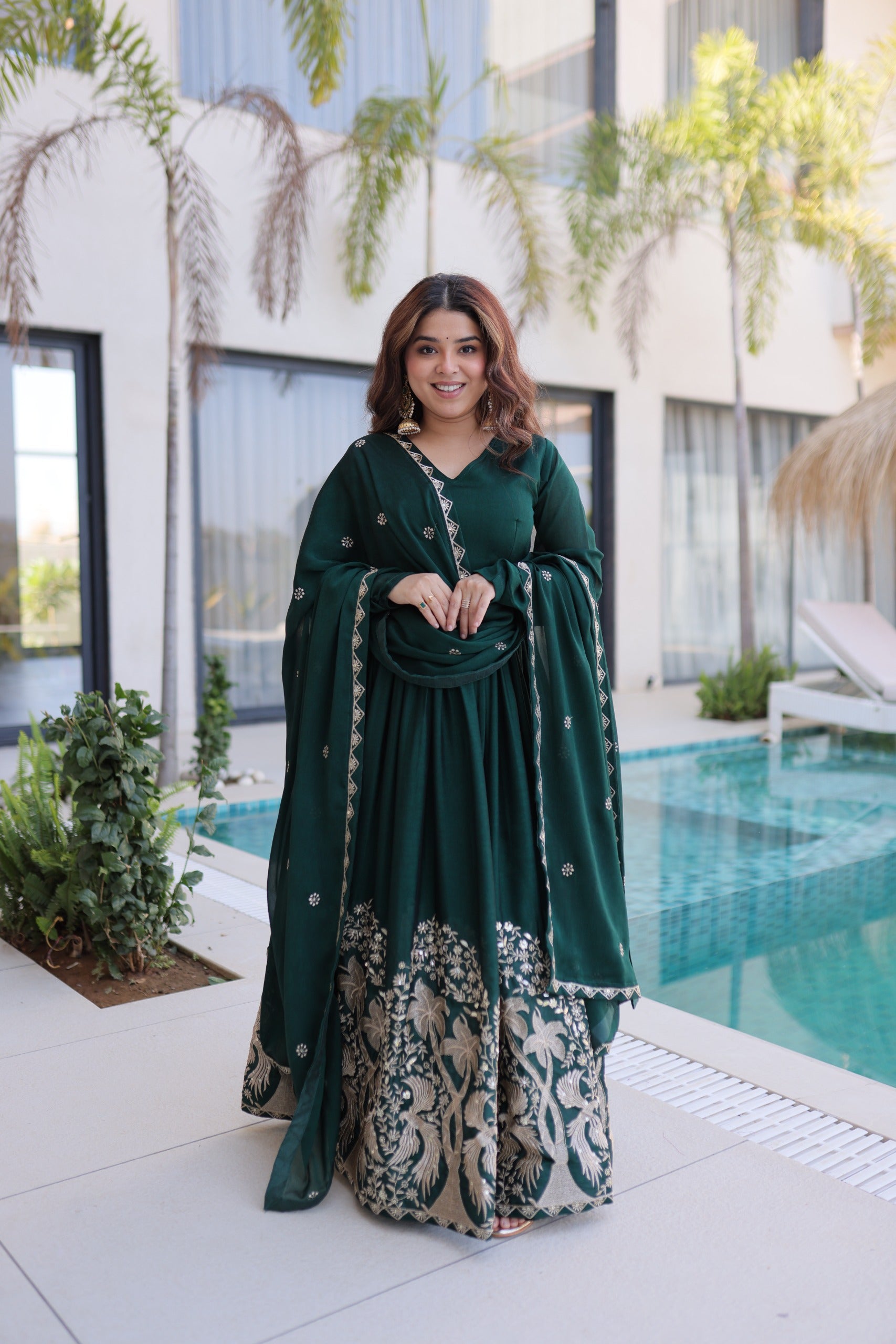 Grand Occasion Wear Royal Anarkali Gown for Women- Yaari Collection