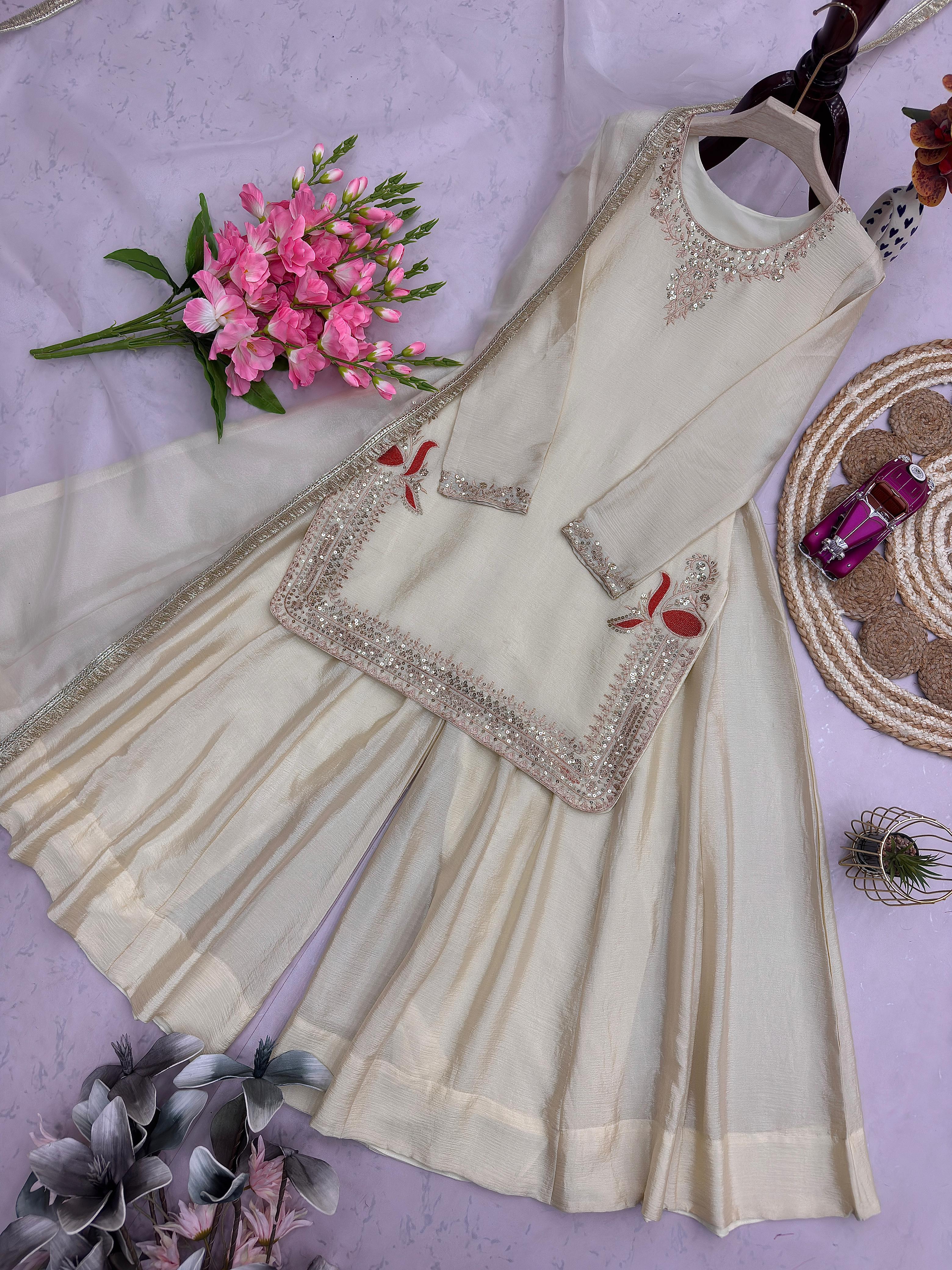 Premium Party Wear Palazzo Set for Women - Yaari collection