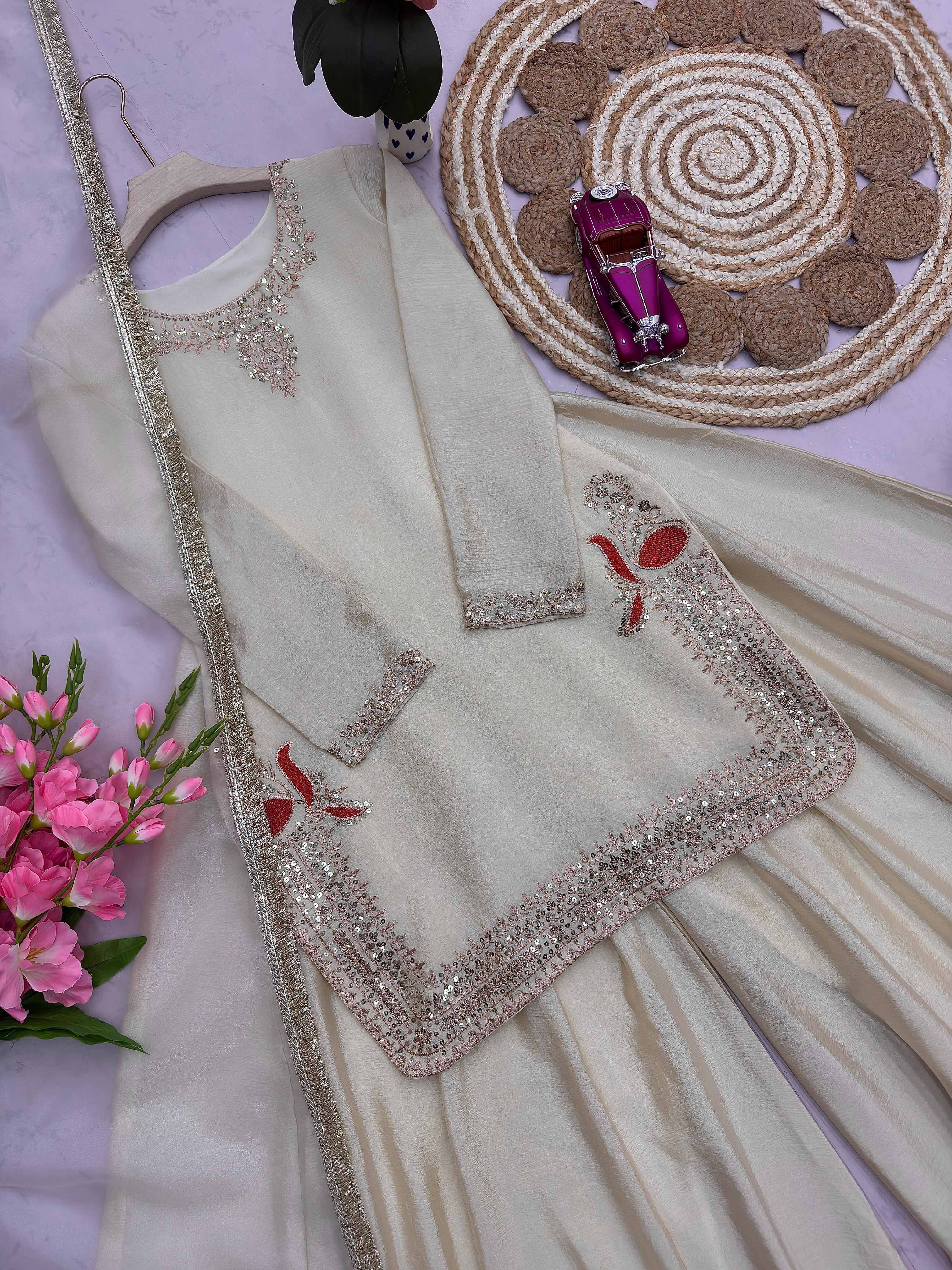 Premium Party Wear Palazzo Set for Women - Yaari collection