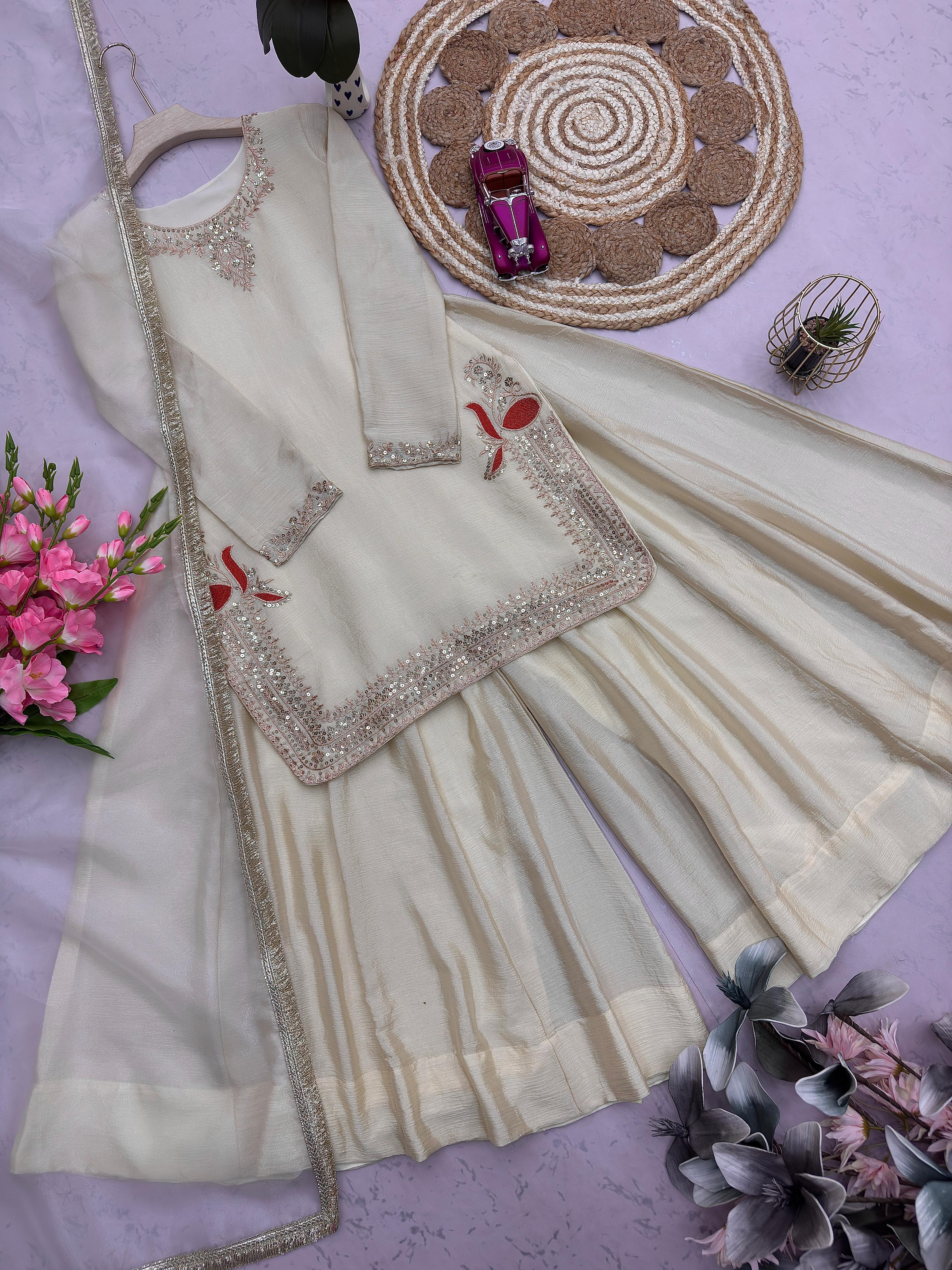 Premium Party Wear Palazzo Set for Women - Yaari collection